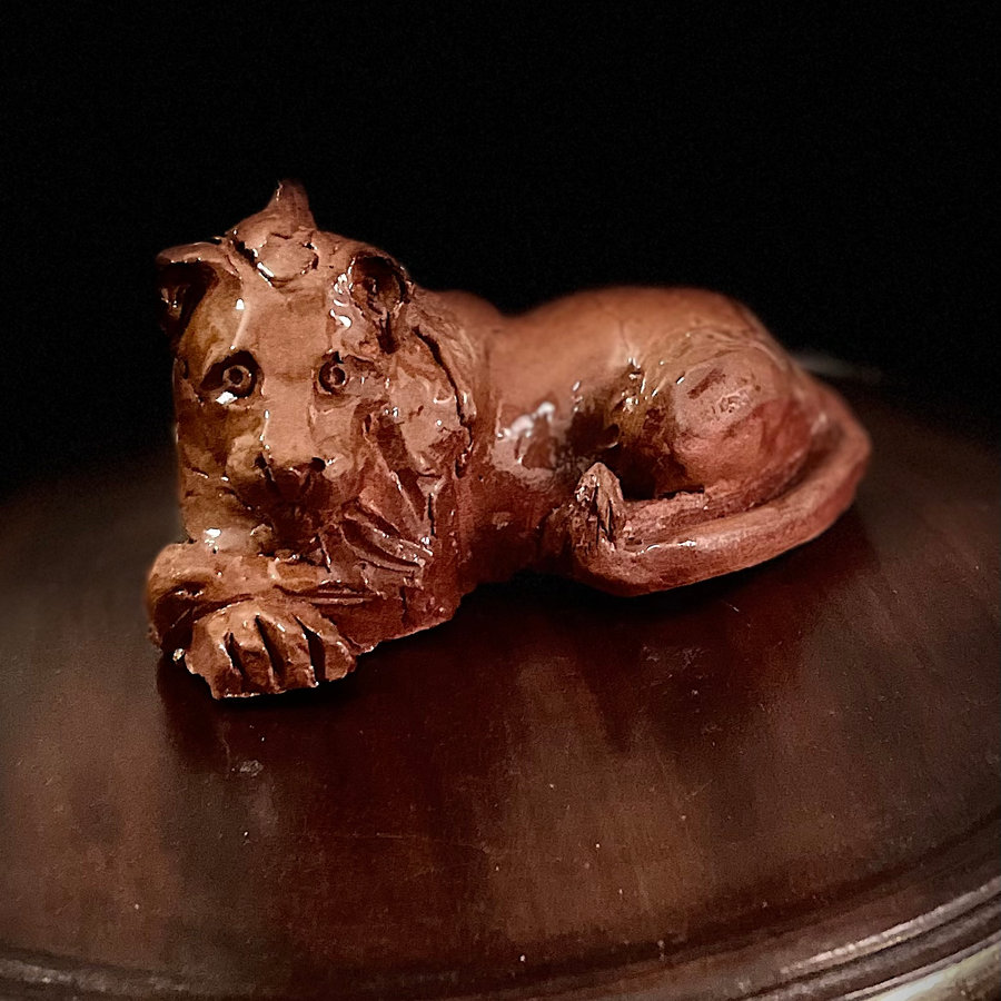 The Lion, ceramic sculpture